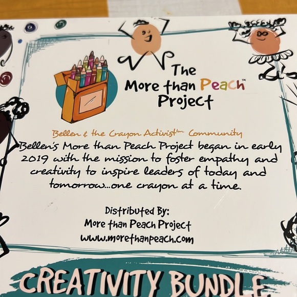 Bellen’s More Than Peach Creativity Bundle w/ Crayons & Colored Pencils - New - Picture 6 of 8